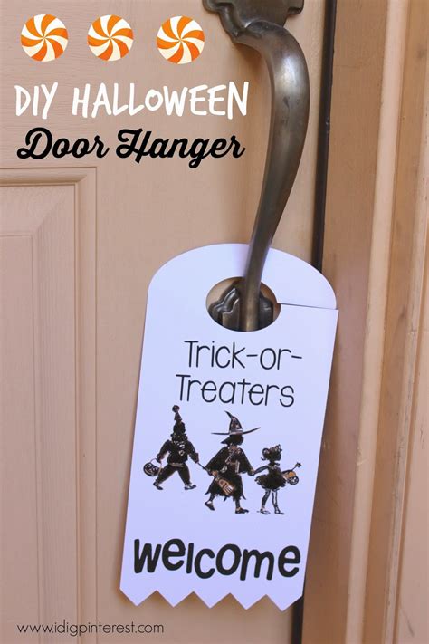 Witch themed door hanger